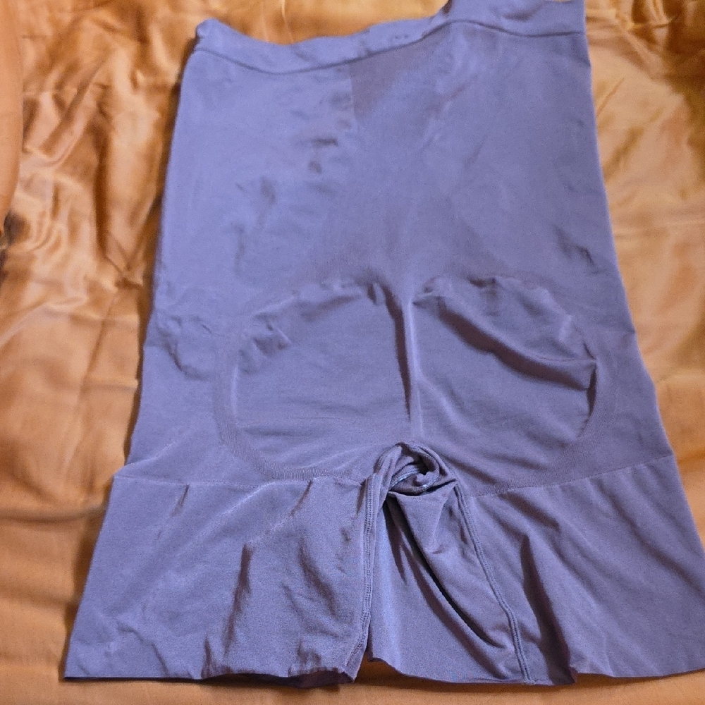 SPANX High-Waisted Shapewear Shorts in Brown - Picture 3 of 3